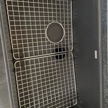 Old Castle Design - He gave me a sink that was left over in his warehouse and the sink grids yelling at me that they fit the sink that I'm the one that's crazy. - Countertop Installation Near Me - Atlanta, Georgia Old Castle Design - He gave me a sink that was left over in his warehouse and the sink grids yelling at me that they fit the sink that I'm the one that's crazy. - Countertop Installation Near Me - Atlanta, Georgia
