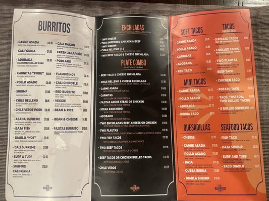 Menu photo 4 The Burrito City El Cajon, CA
