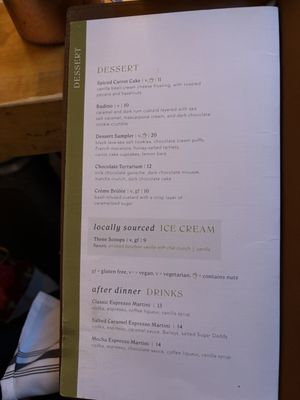Menu photo 5 Terrain Cafe Westport, CT