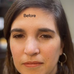 Eyebrow Artist Fatima - Stunning Example of Before and After Eyebrow Threading and shaping by eyebrow Artist Fatima M‍