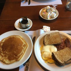 Olde Willow Motor Inn & Restaurant - All this for $7.25! The over easy eggs weren't runny but we were pleased they take credit cards. We would definitely come back.
