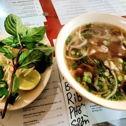 Pho brisket and tendon. Good soup