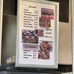Donut menu