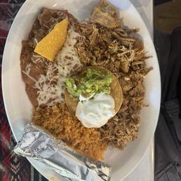 Carnitas plate Carnitas plate