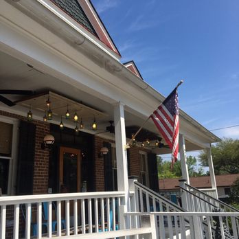 Five Loaves Cafe - Front porch with outdoor seating - Sandwiches Near Me - Summerville, South Carolina Five Loaves Cafe - Front porch with outdoor seating - Sandwiches Near Me - Summerville, South Carolina