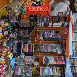 DawnStar Video Games - VHS Wall