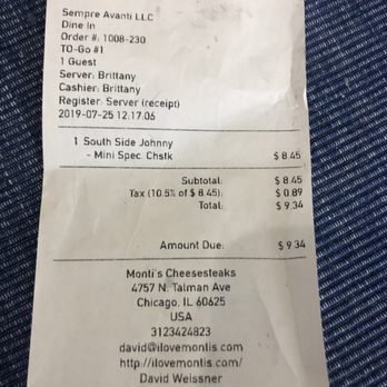 Monti's - Cheesesteaks Near Me - Chicago, Illinois