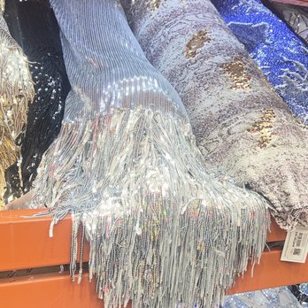 Blue Moon Fabrics - AMAZING SEQUINS WITH TASSELS!!!!! OMG! LOVE LOVE LOVE - Fabric Stores Near Me - Los Angeles, California