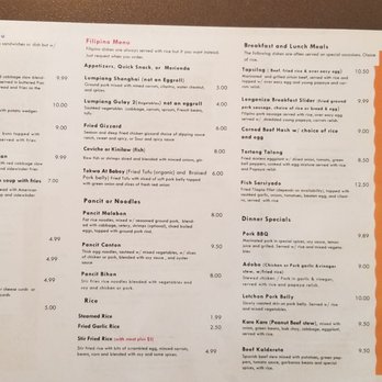 Mateo Kitchen and Catering - Menu - Filipino Near Me - Sergeant Bluff, Iowa