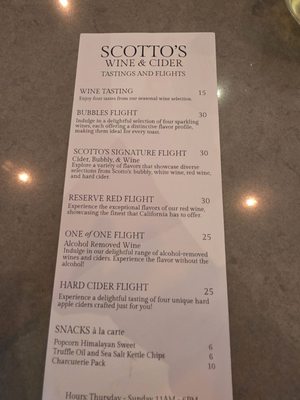 Menu photo 5 Scotto's Wine & Cider Lodi, CA Menu photo 5 Scotto's Wine & Cider Lodi, CA