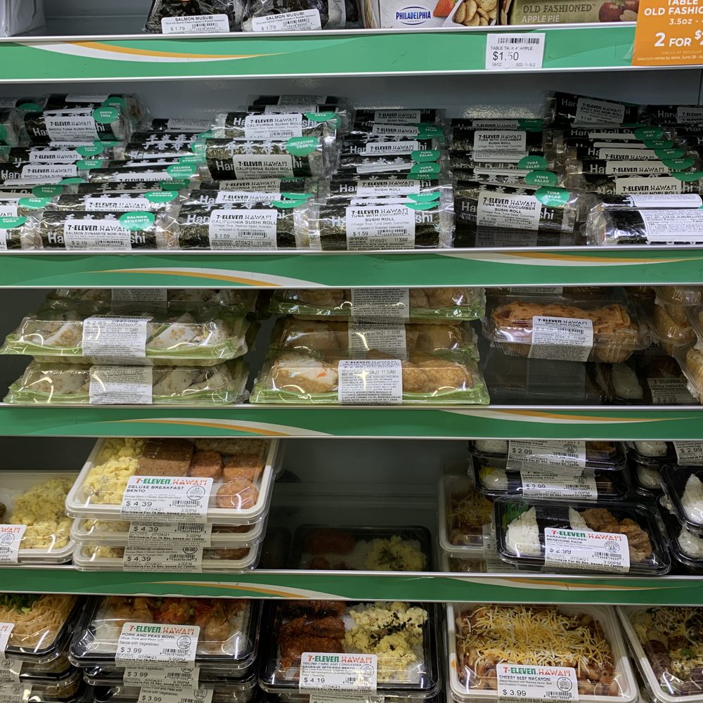 7-Eleven Hawaii - The sushi choices - Convenience Stores Near Me - Honolulu, Hawaii
