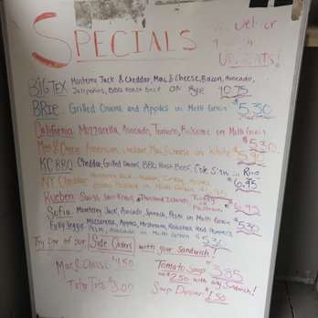 American Melts - There is a hand written Specials Board that has more options as well. - Sandwiches Near Me - Kenilworth, New Jersey American Melts - There is a hand written Specials Board that has more options as well. - Sandwiches Near Me - Kenilworth, New Jersey