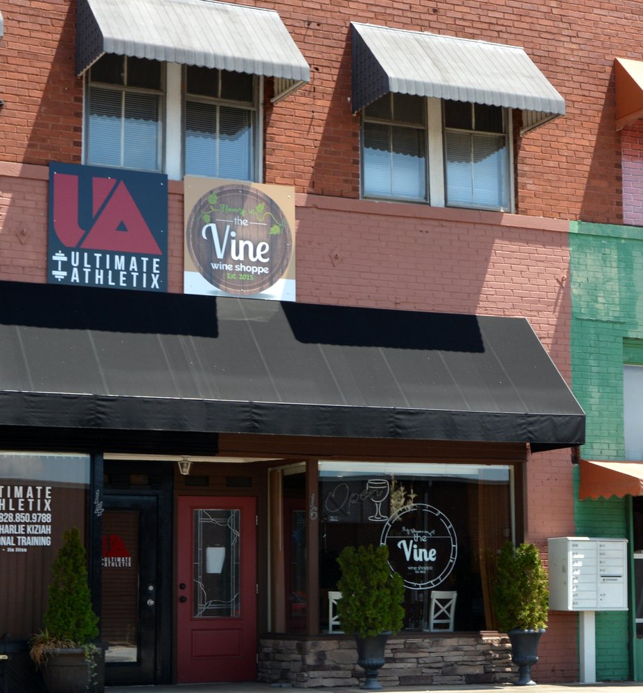 THE VINE Wine Shoppe Logo