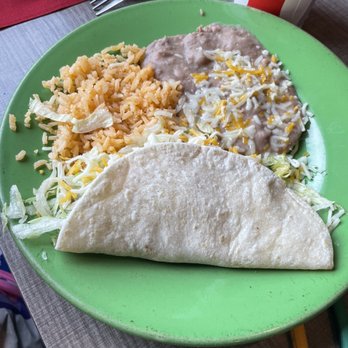 Cafe Sabor - Beef Taco kids meal - Mexican Near Me - St. George, Utah Cafe Sabor - Beef Taco kids meal - Mexican Near Me - St. George, Utah