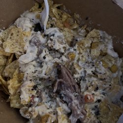 COLD imitation of brisket nachos