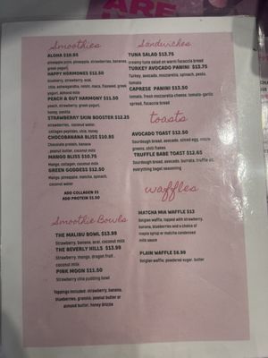 Menu photo 5 Matcha Mia Montrose Houston, TX