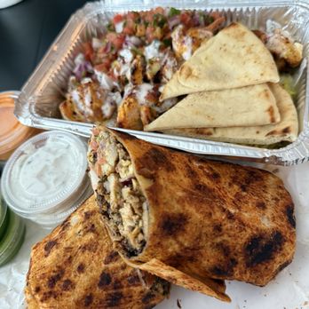 Akhis Authentic Shawarma & Kebab - Akhis Chicken Shawarma Wrap - Mediterranean Near Me - San Diego, California