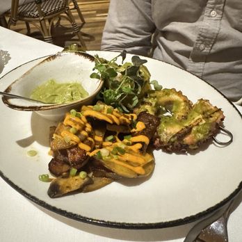 Exilio Latin Flair - Brocheta Zarandeada - Latin American Near Me - Houston, Texas Exilio Latin Flair - Brocheta Zarandeada - Latin American Near Me - Houston, Texas