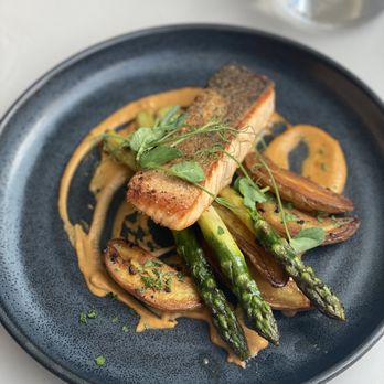 Leatherby's Cafe Rouge - SKUNA BAY SALMON - New American Near Me - Costa Mesa, California
