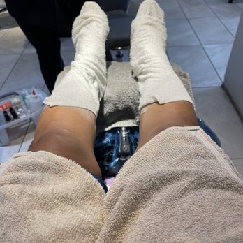 La Vie Nail Spa - My lavender aromatherapy pedicure. - Nail Salons Near Me - Durham, North Carolina