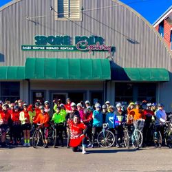 Spoke Folk Cyclery - Thank you for hosting the Sonoma County Biker Chicks for our November ride!