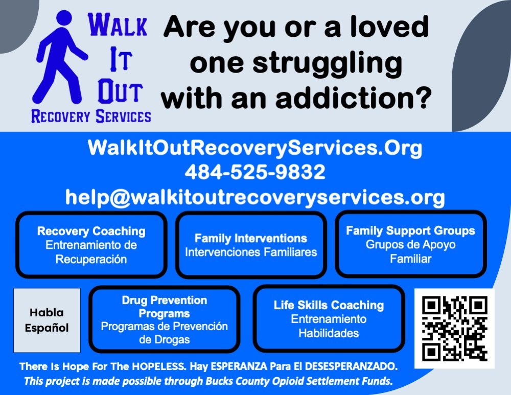 Walk It Out Recovery Services - grief counselor in Bensalem, PA
