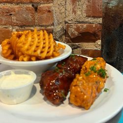 Chick's On The River - two lip special with fries and a pepsi