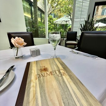 The Palmetto Cafe - a table set for a meal - New American Near Me - Charleston, South Carolina