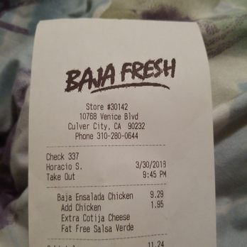 Baja Fresh - Mexican Near Me - Culver City, California Baja Fresh - Mexican Near Me - Culver City, California