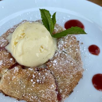 Avenue  - Strawberry + rhubarb tart - amazing! - French Near Me - Long Branch, New Jersey