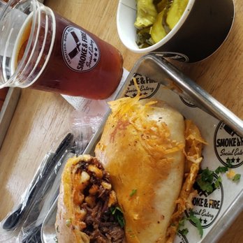 Smoke & Fire Social Eatery - Loaded burrito. - Comfort Food Near Me - Paramount, California Smoke & Fire Social Eatery - Loaded burrito. - Comfort Food Near Me - Paramount, California