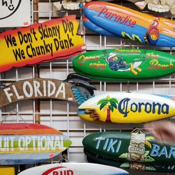 Sponge Docks - Fun signs in a tourist shop - Gift Shops Near Me - Tarpon Springs, Florida