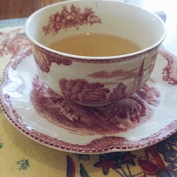 Crest Hill Tea Room - My green and oolong tea blend with almonds and coconut - Tea Rooms Near Me - The Plains, Virginia