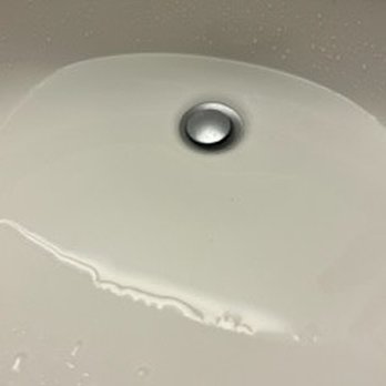 Hyatt Place Dallas/Plano - Room # 2 - Slow draining sink. Maybe they should have went with Kohler or American Standard, but not both. - Hotels Near Me - Plano, Texas