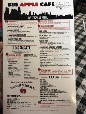 Menu photo 5 Big Apple Cafe Newark, OH
