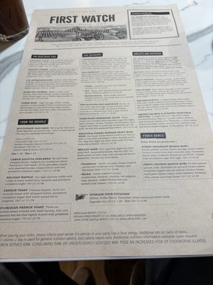 Menu photo 6 First Watch Fredericksburg, VA