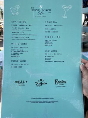 Menu photo 4 The Front Porch Cafe Miami Beach, FL Menu photo 4 The Front Porch Cafe Miami Beach, FL