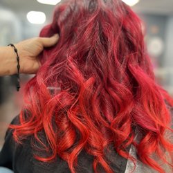 Lakewood Hair Design - Fire red