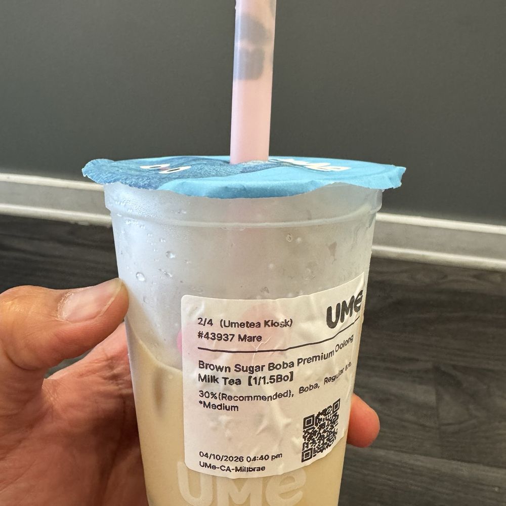 [UMe] Brown Sugar Boba Premium Oolong Milk Tea