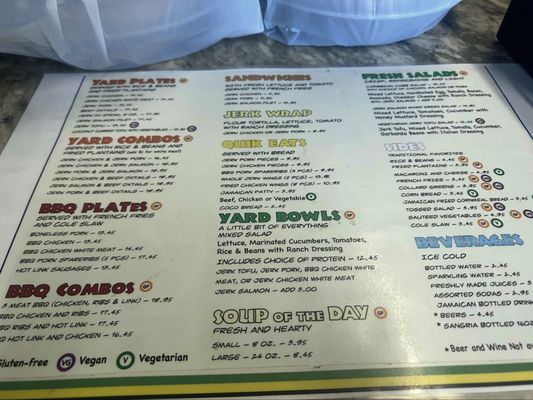 Menu photo 6 Back A Yard Caribbean American Grill Menlo Park, CA