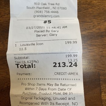 BB Grand Slam - Sporting Goods Near Me - South Plainfield, New Jersey