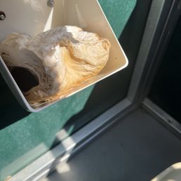 Nasty toilet paper. Nasty toilet paper.