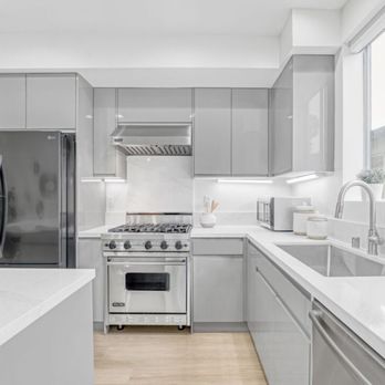 BLA Remodeling - a kitchen with stainless steel appliances - General Contractors Near Me - Calabasas, California
