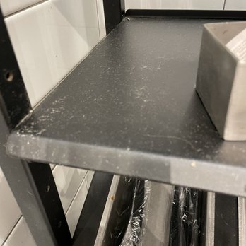 MOD Pizza - Dust and grime near cutlery area - Fast Food Near Me - Chesterfield, Virginia