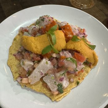 Holbox - Kanpachi & Uni Tostada - Latin American Near Me - Los Angeles, California Holbox - Kanpachi & Uni Tostada - Latin American Near Me - Los Angeles, California