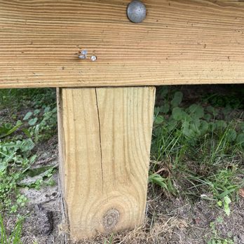 Active Hammer Home Improvements - Watch your deck wood, almost all of mine were split and looked to be moldy like it came from the trash - General Contractors Near Me