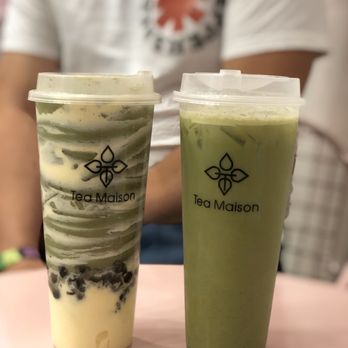 Tea Maison - Oreo Brulee Green Milk Tea x Matcha Milk Green Tea - Juice Bars & Smoothies Near Me - Las Vegas, Nevada Tea Maison - Oreo Brulee Green Milk Tea x Matcha Milk Green Tea - Juice Bars & Smoothies Near Me - Las Vegas, Nevada