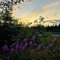 Williwaw Campground - Sunset views
