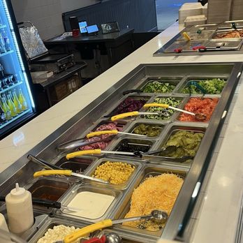 Gyro Leaf - All the options for fillings - Mediterranean Near Me - Rosenberg, Texas
