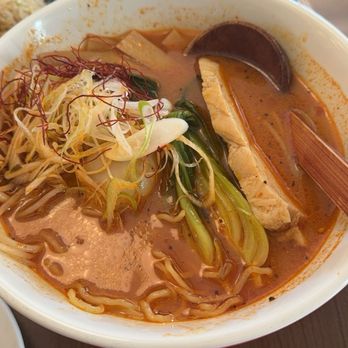 Wa Ramen - Spicy Ramen subbed for chicken and it was divine! I love the flavor of the Ramen, the service is exceptional - Ramen Near Me - Orlando, Florida